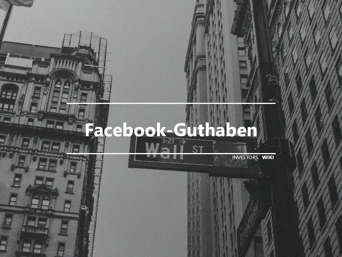 Facebook-Guthaben