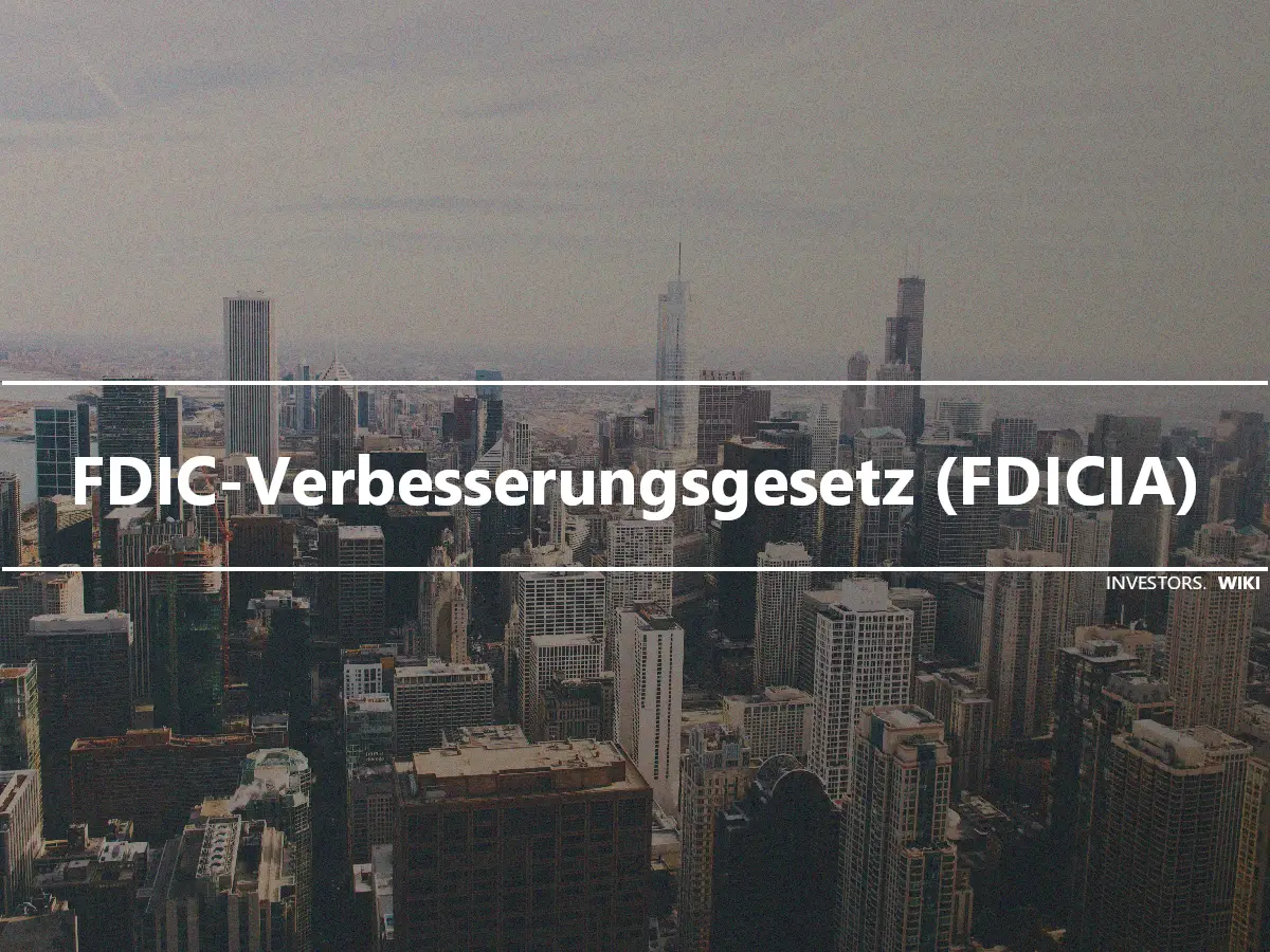 FDIC-Verbesserungsgesetz (FDICIA)