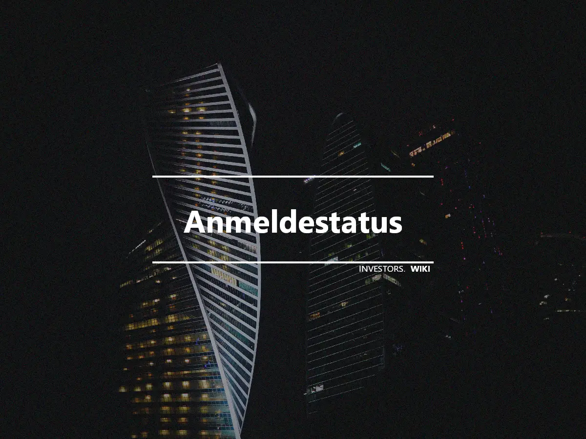 Anmeldestatus