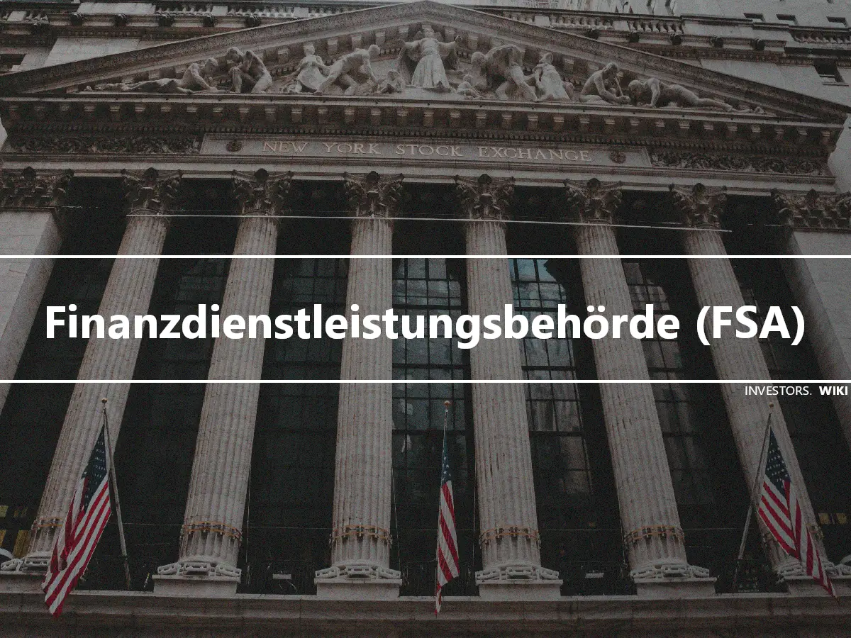 Finanzdienstleistungsbehörde (FSA)