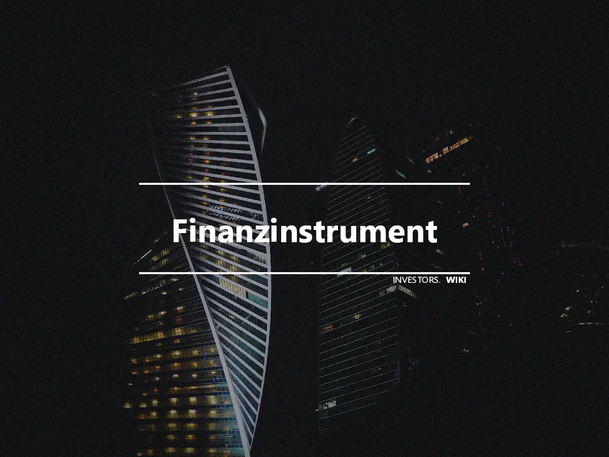 Finanzinstrument