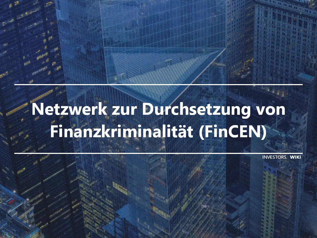Netzwerk zur Durchsetzung von Finanzkriminalität (FinCEN)