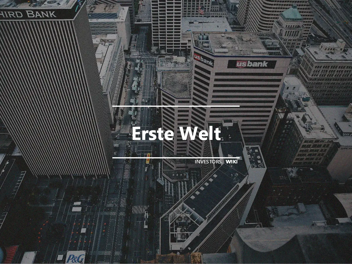 Erste Welt