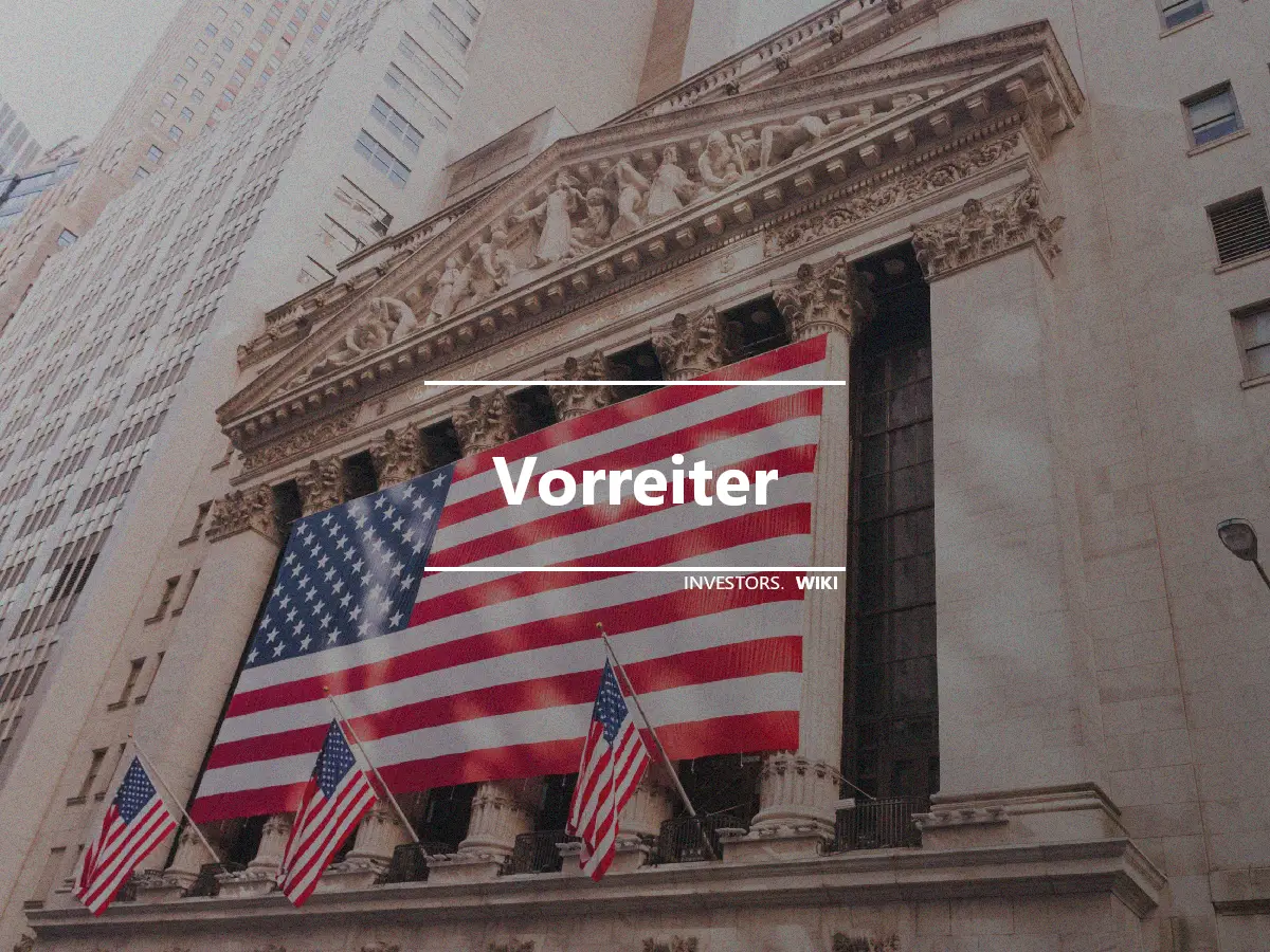 Vorreiter