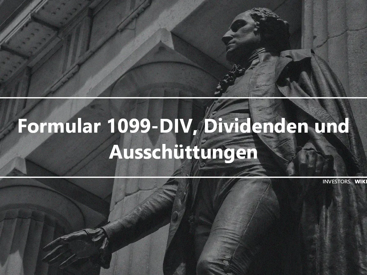 Formular 1099-DIV, Dividenden und Ausschüttungen