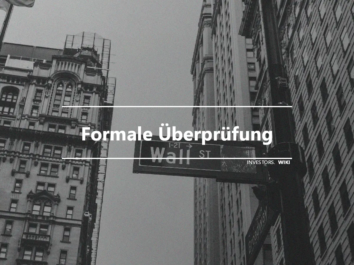 Formale Überprüfung