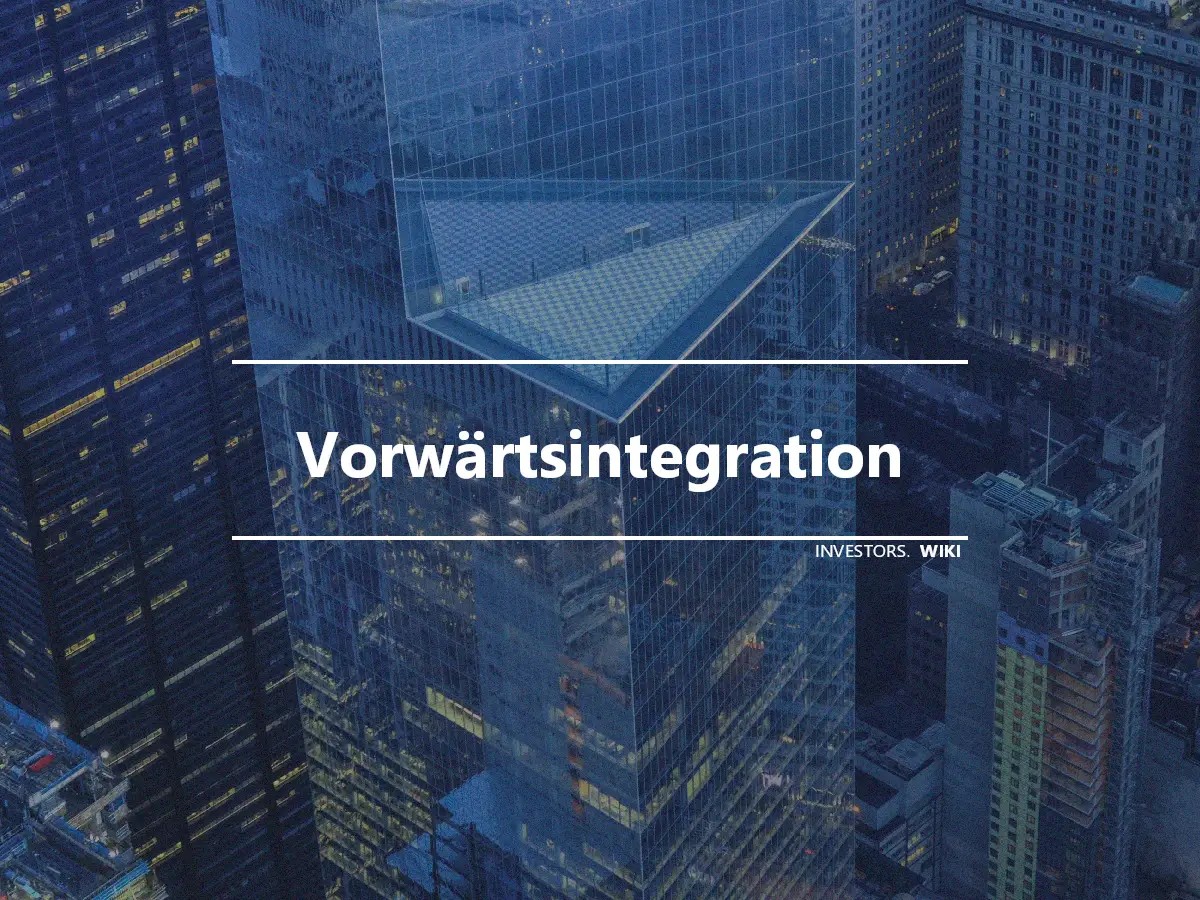 Vorwärtsintegration