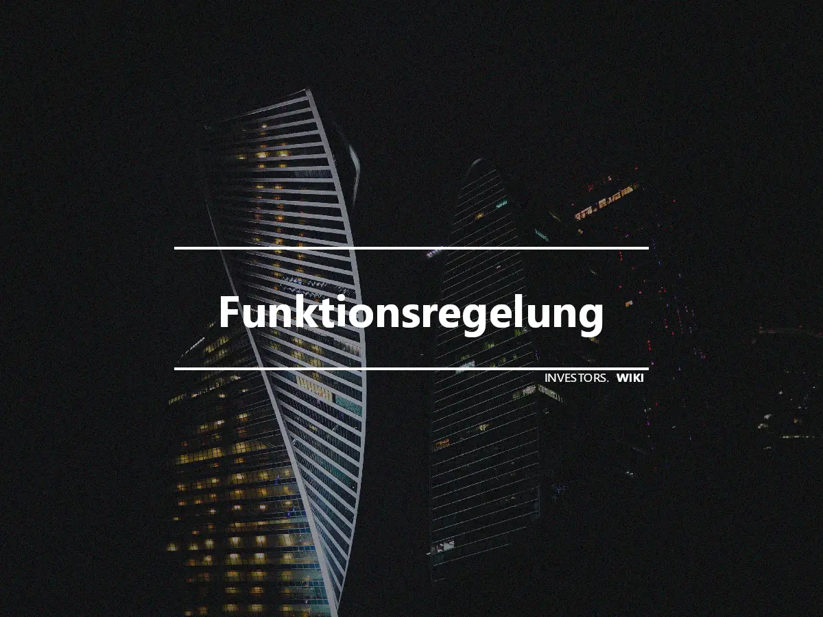 Funktionsregelung