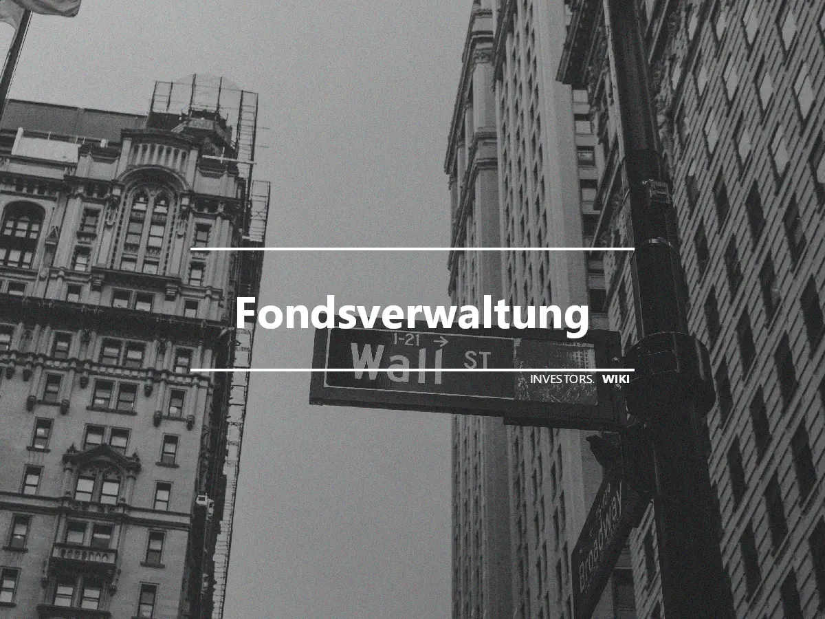 Fondsverwaltung