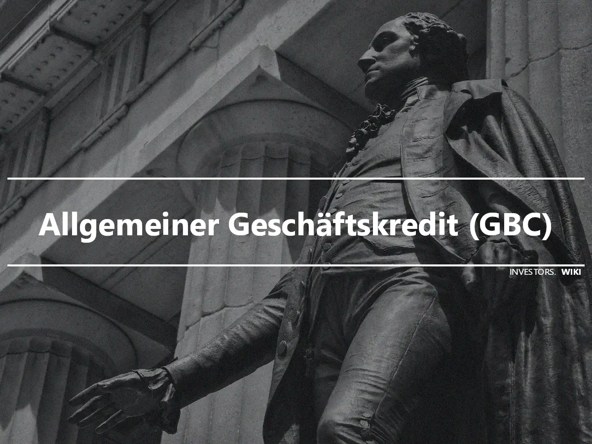 Allgemeiner Geschäftskredit (GBC)