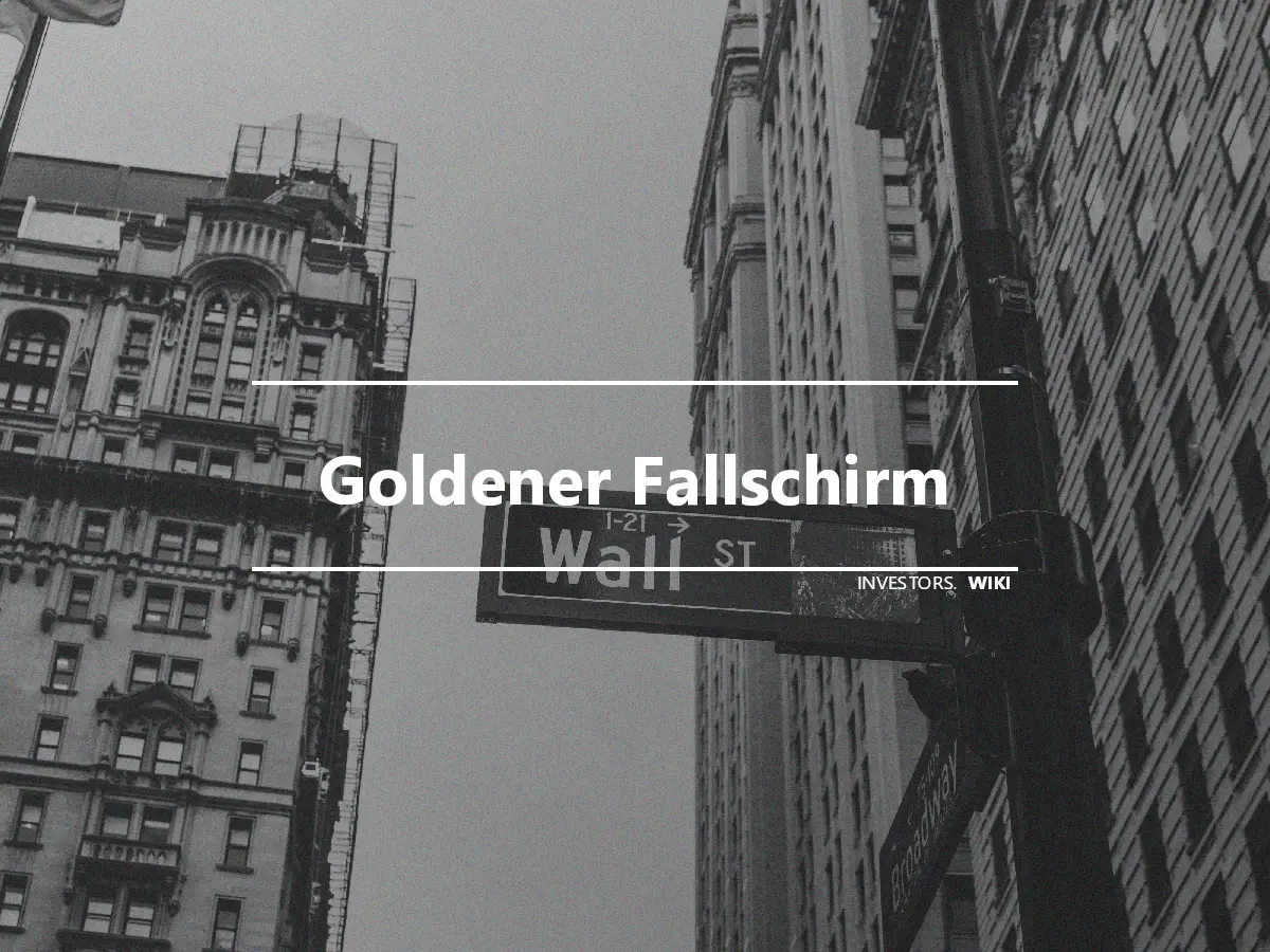 Goldener Fallschirm