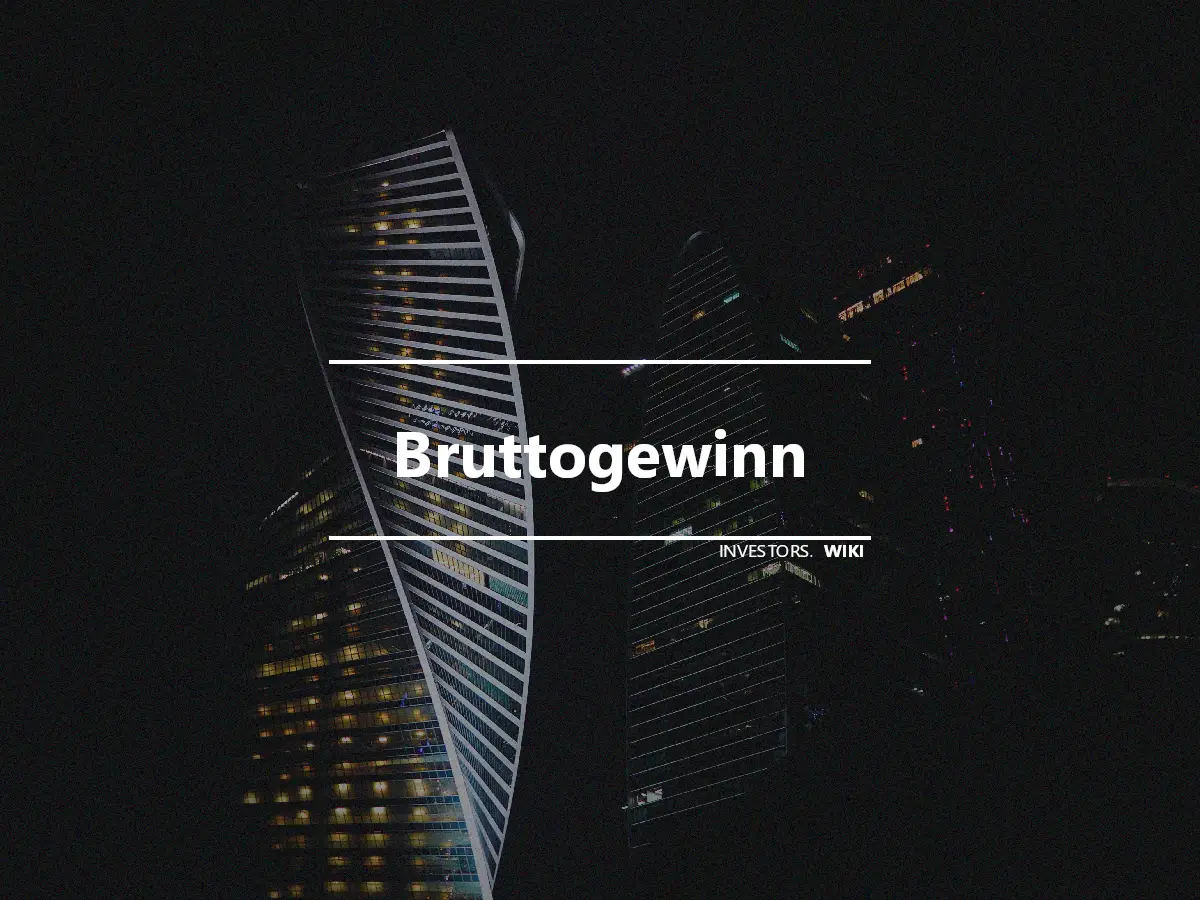 Bruttogewinn