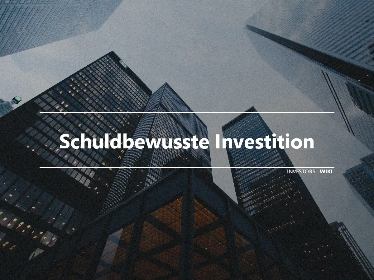 Schuldbewusste Investition