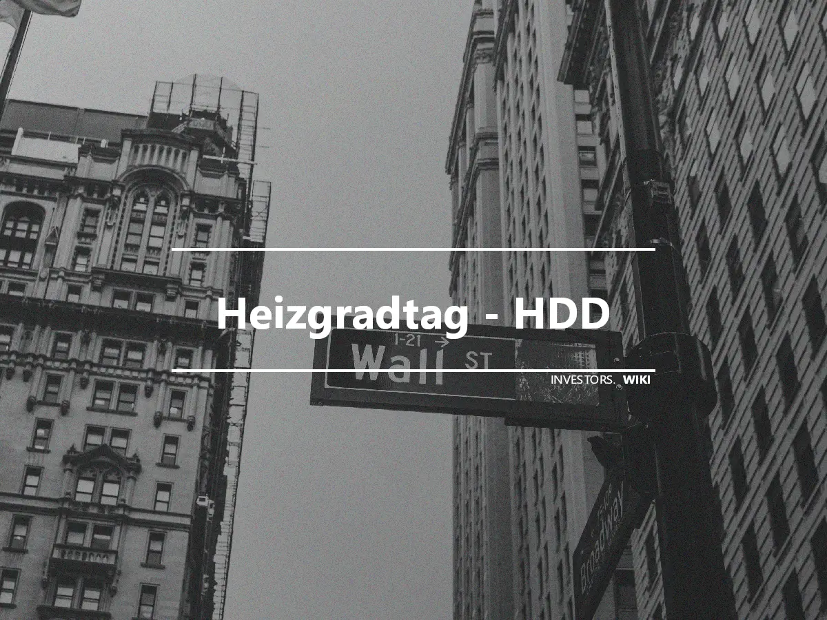 Heizgradtag - HDD