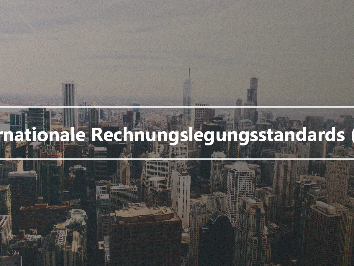 Internationale Rechnungslegungsstandards (IAS)