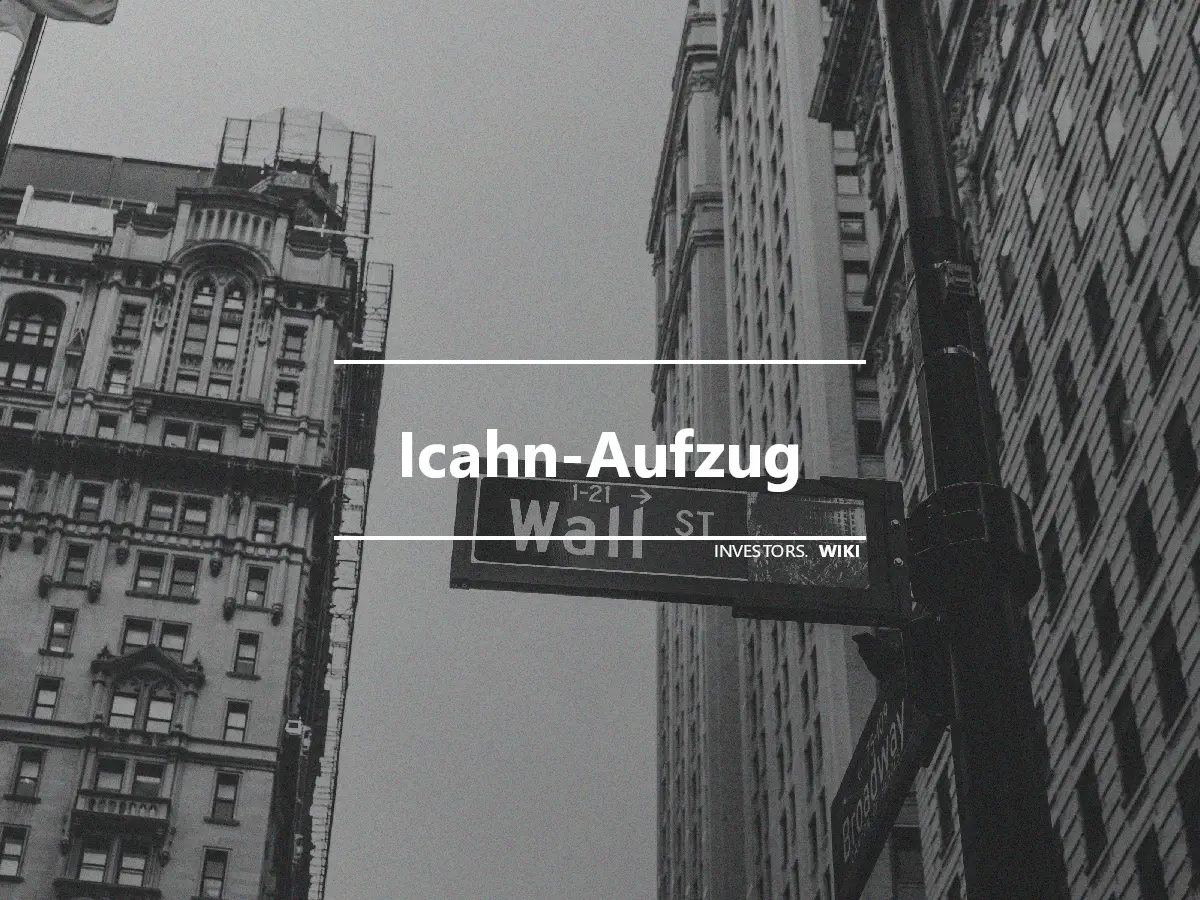 Icahn-Aufzug