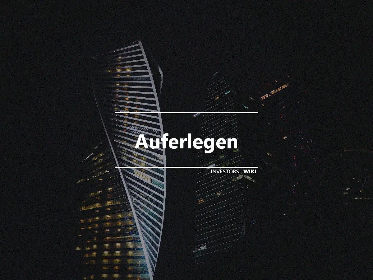 Auferlegen