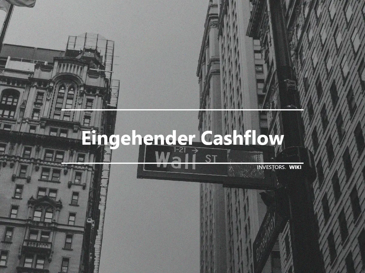 Eingehender Cashflow