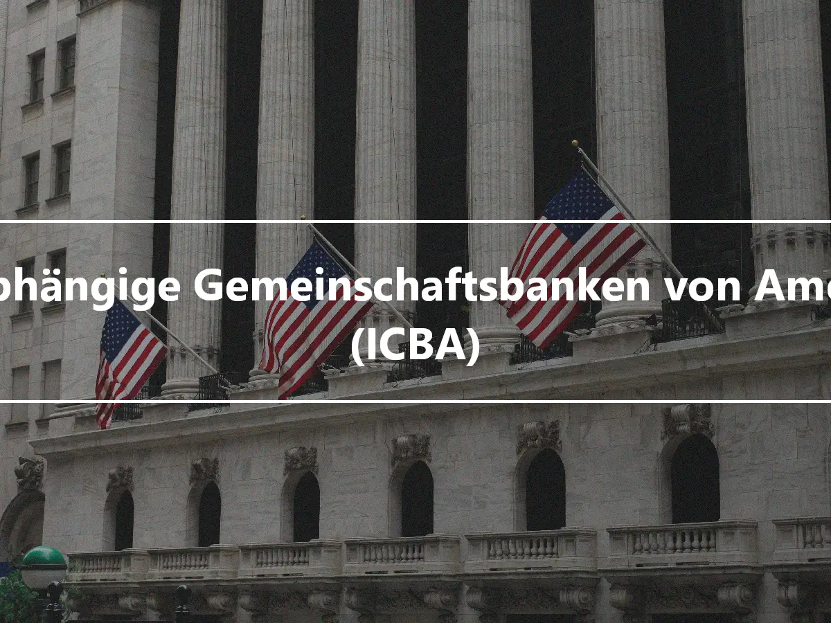 Unabhängige Gemeinschaftsbanken von Amerika (ICBA)