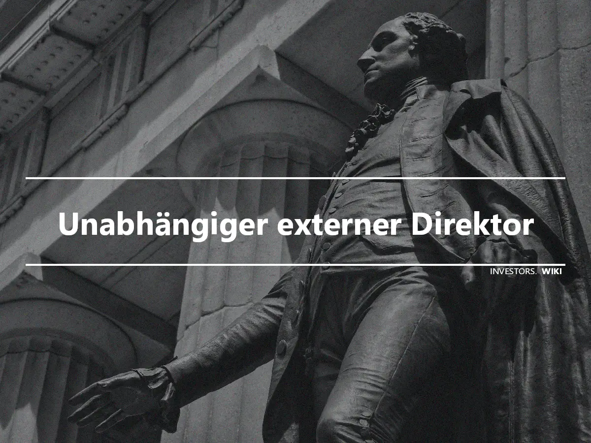 Unabhängiger externer Direktor