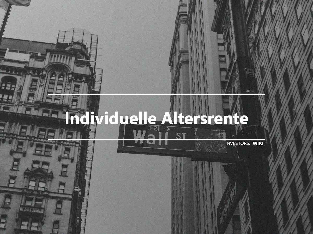 Individuelle Altersrente