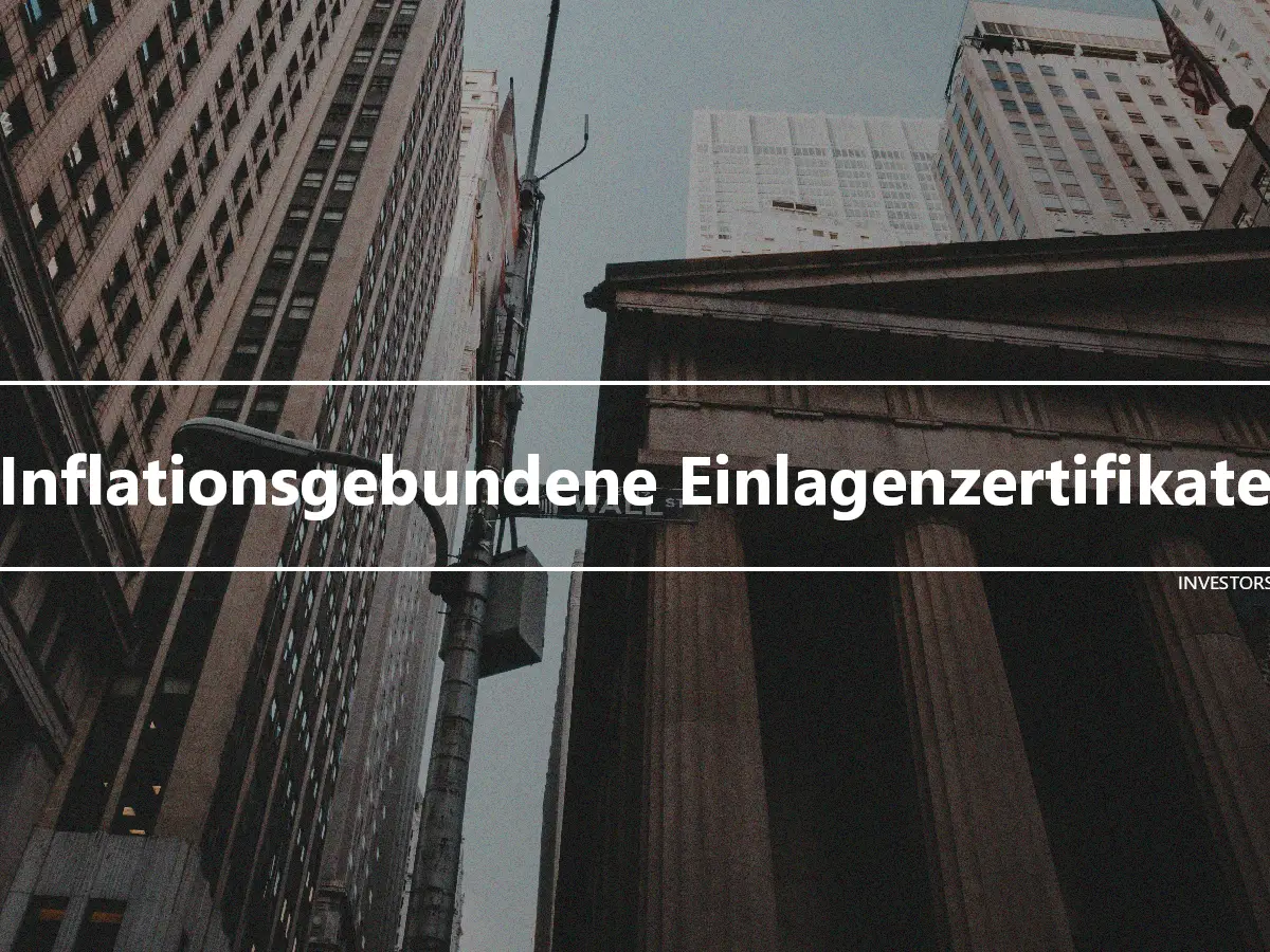 Inflationsgebundene Einlagenzertifikate