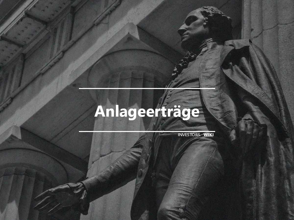 Anlageerträge