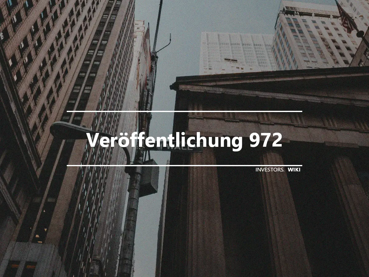 Veröffentlichung 972