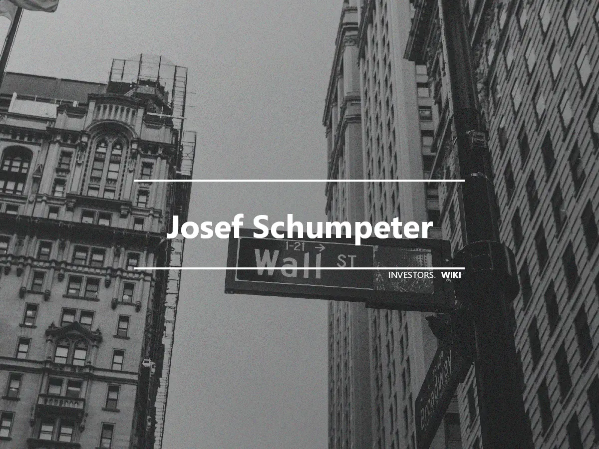 Josef Schumpeter