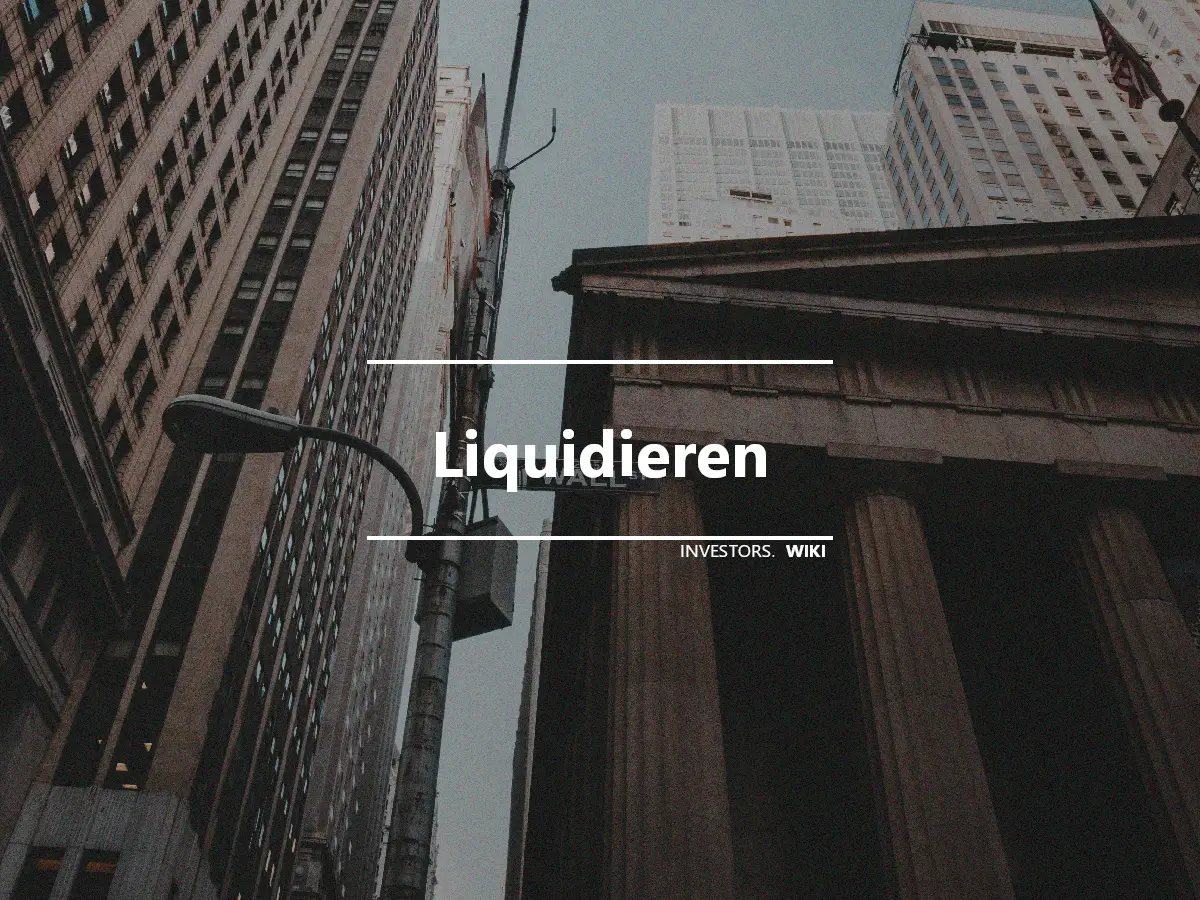 Liquidieren