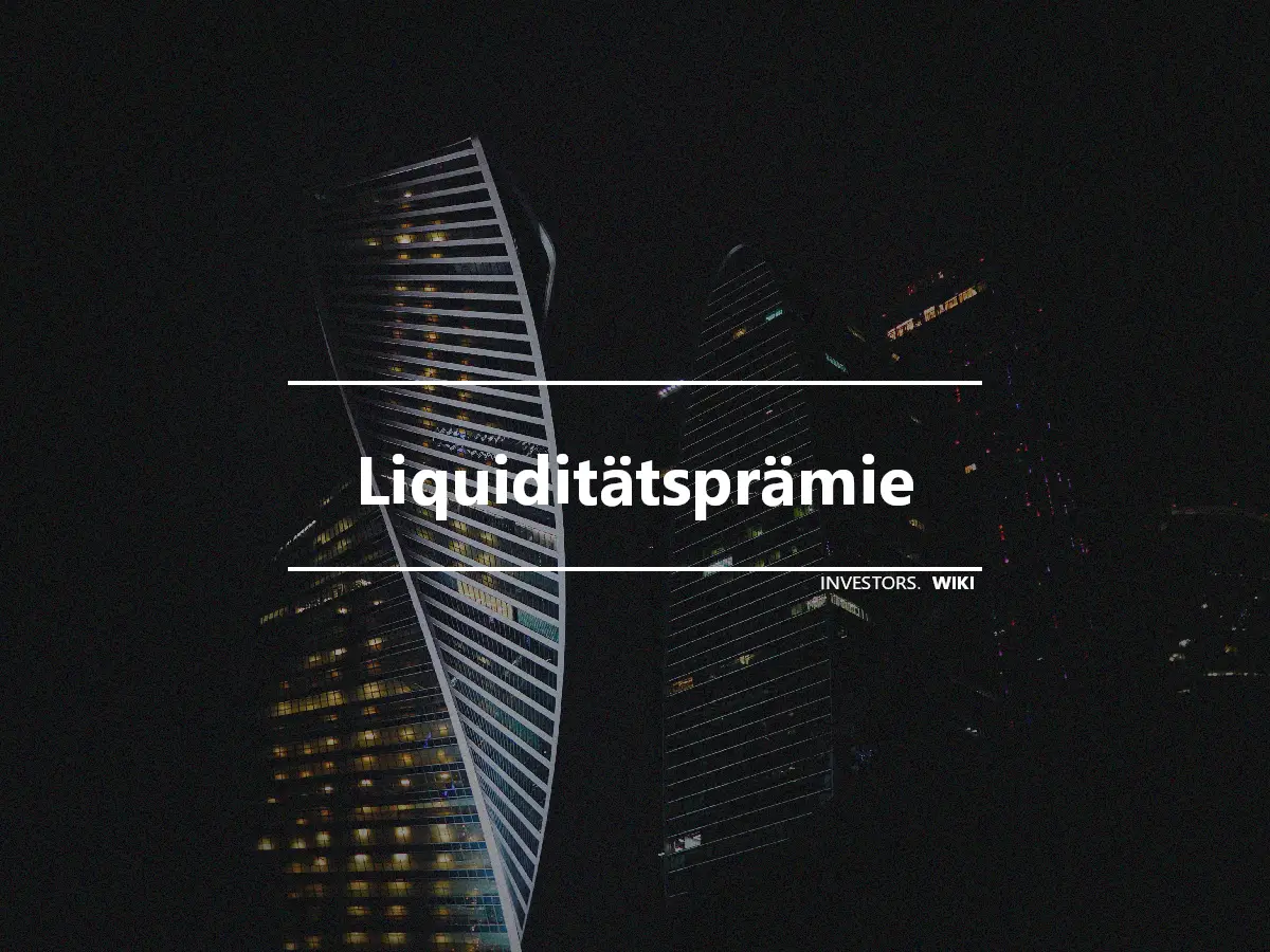 Liquiditätsprämie