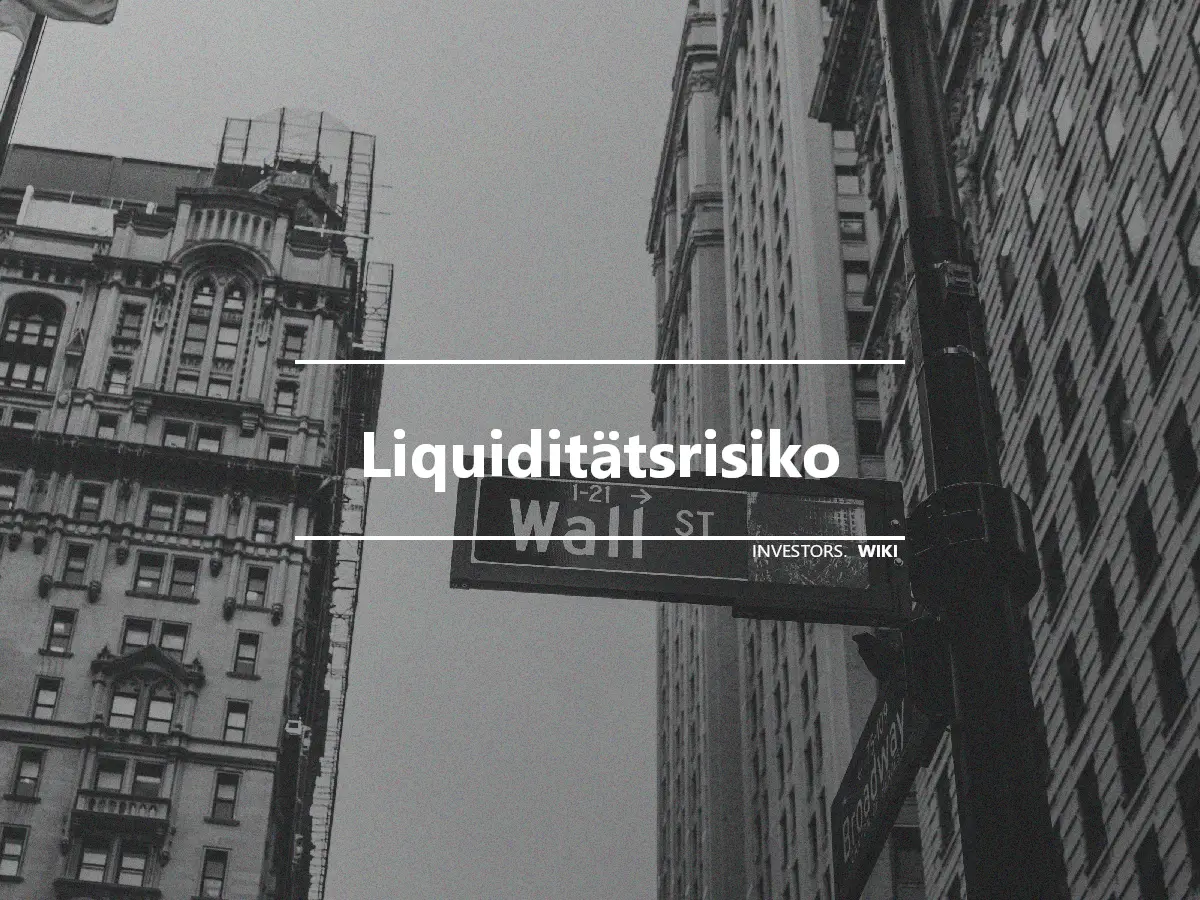 Liquiditätsrisiko