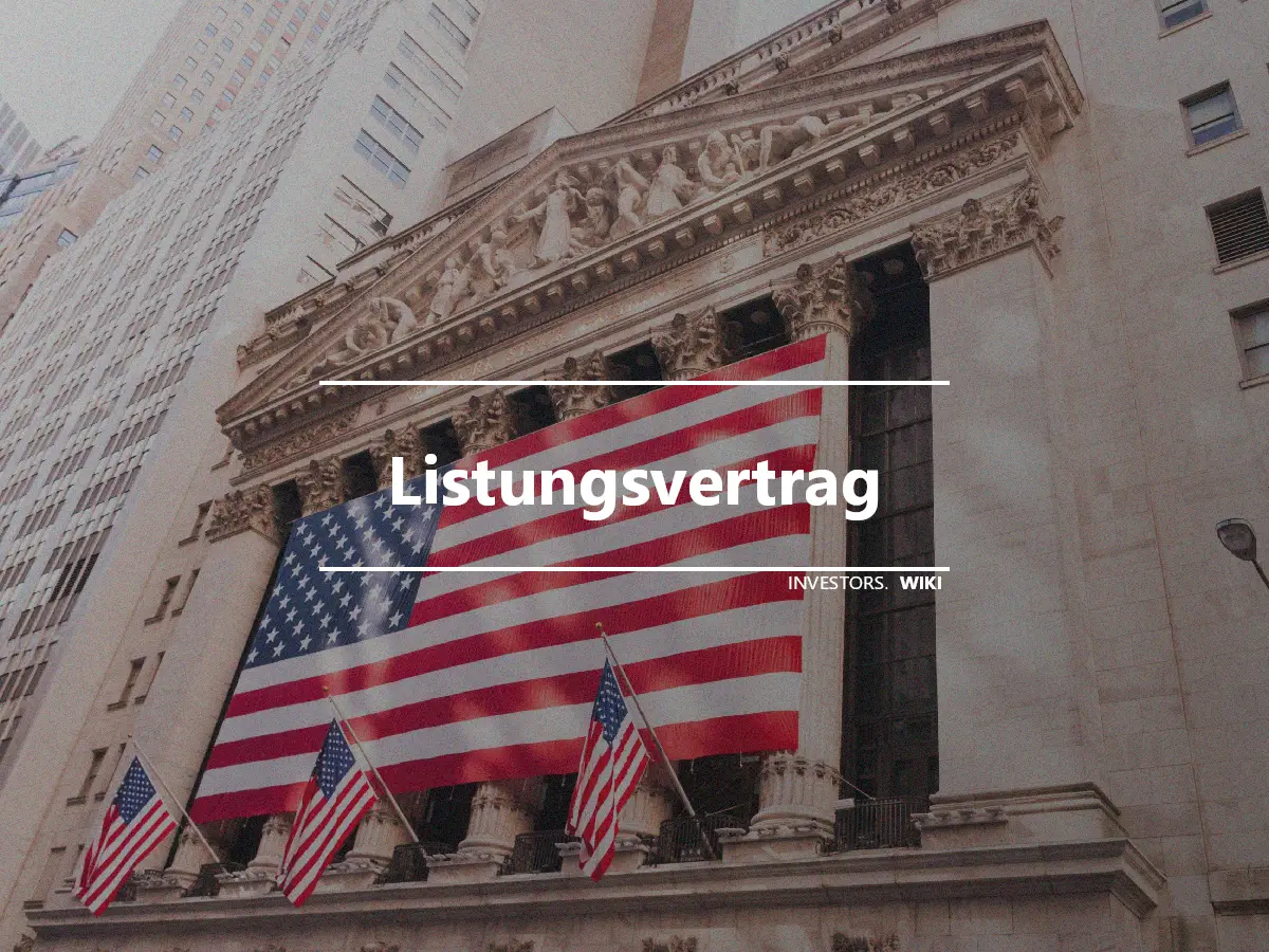 Listungsvertrag