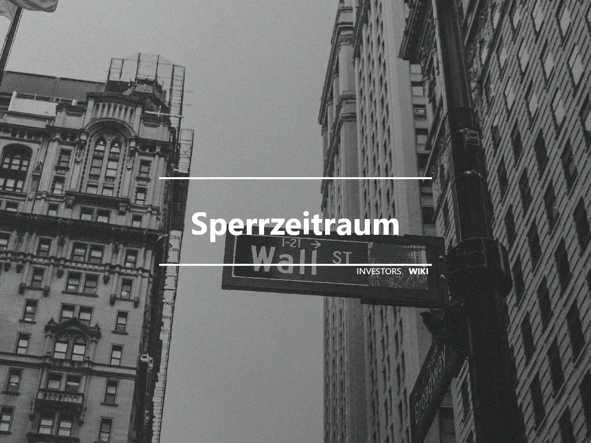 Sperrzeitraum