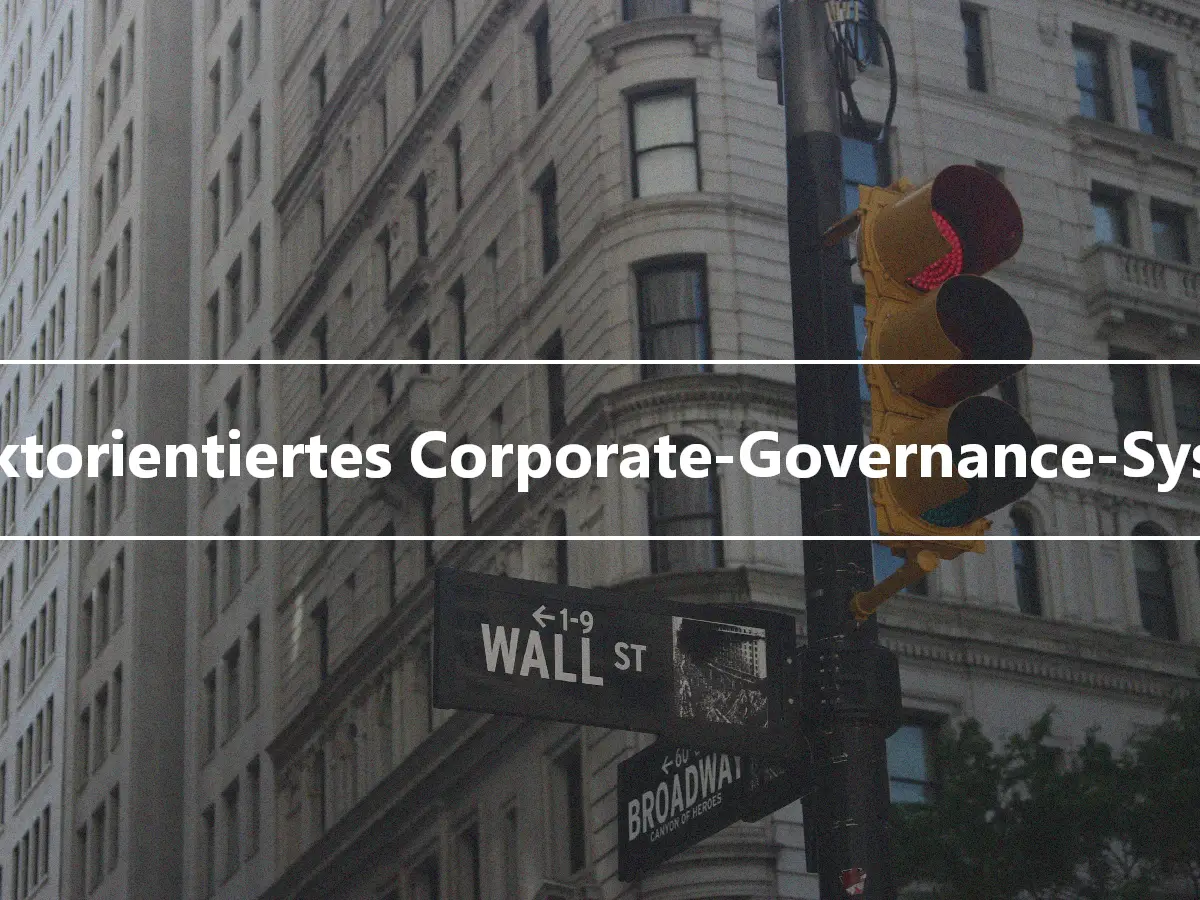 Marktorientiertes Corporate-Governance-System