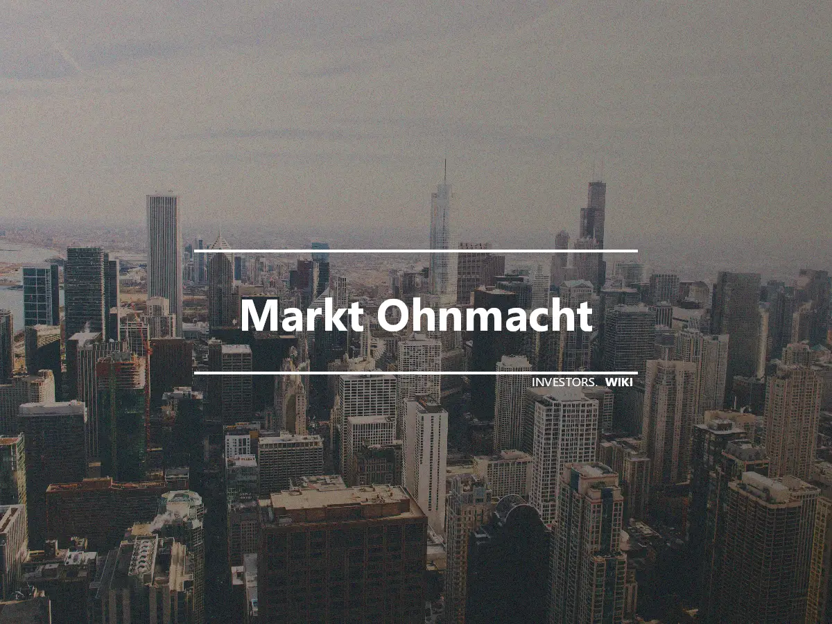 Markt Ohnmacht