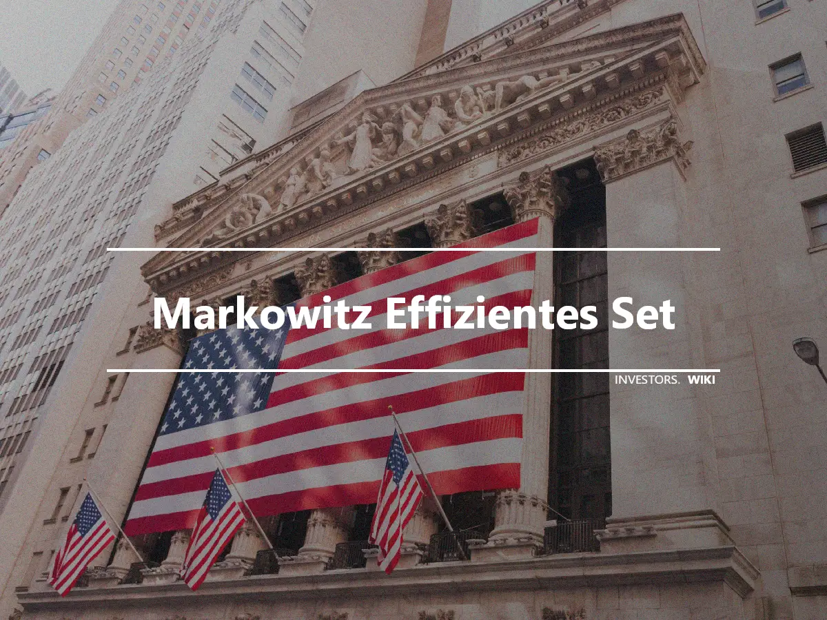 Markowitz Effizientes Set