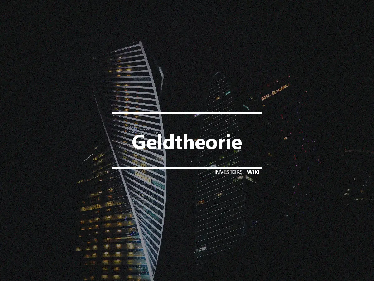 Geldtheorie