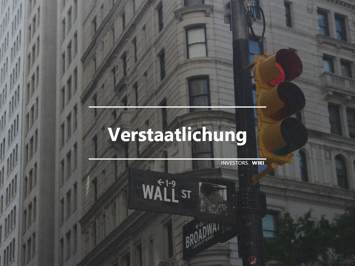 Verstaatlichung