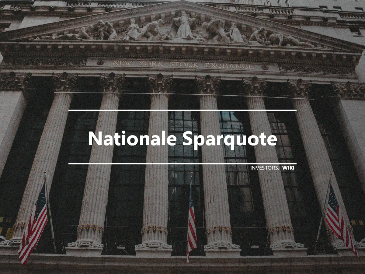 Nationale Sparquote
