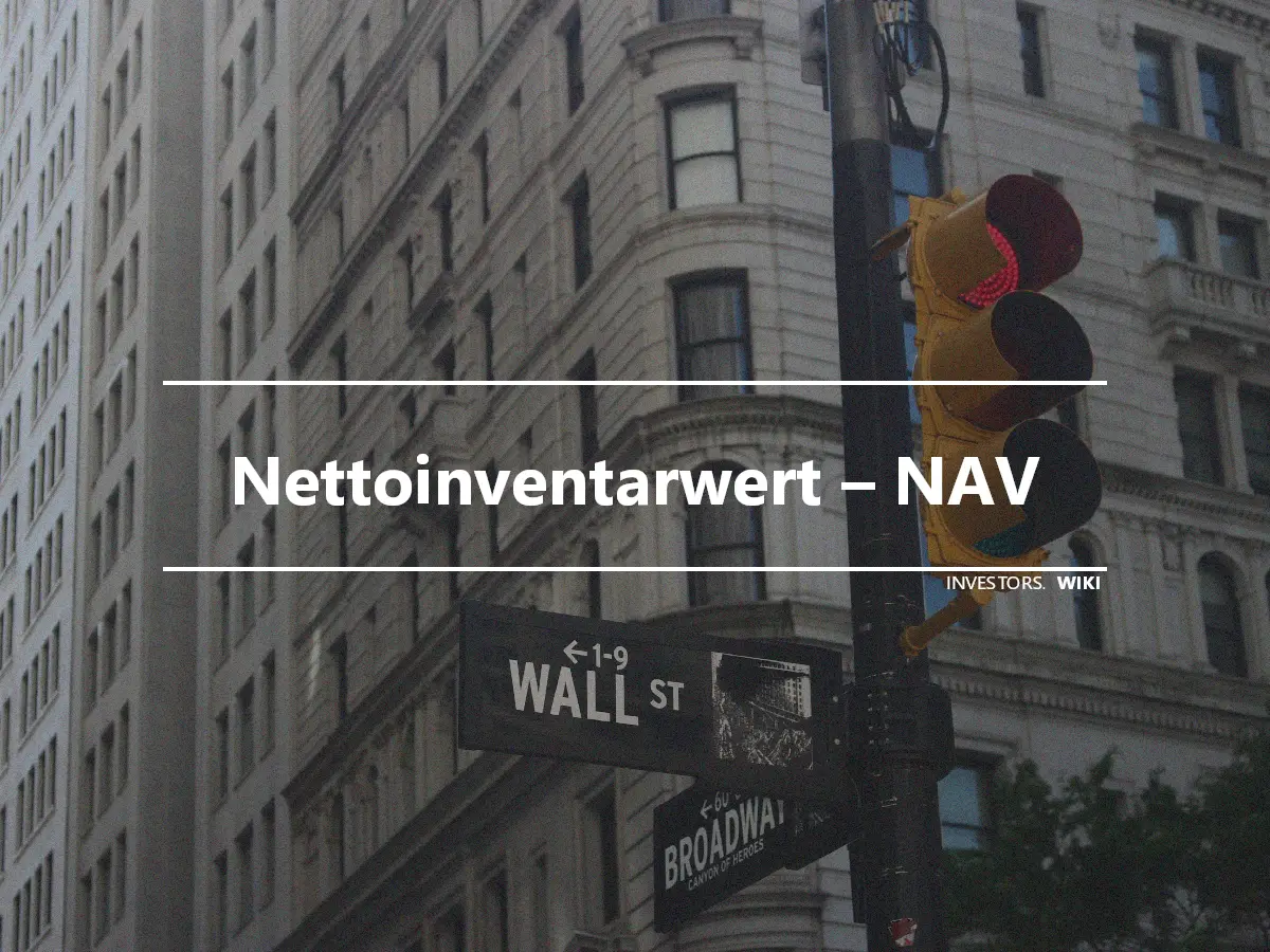 Nettoinventarwert – NAV