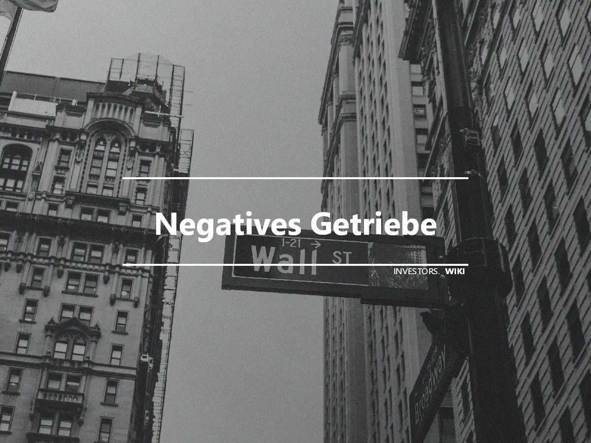 Negatives Getriebe