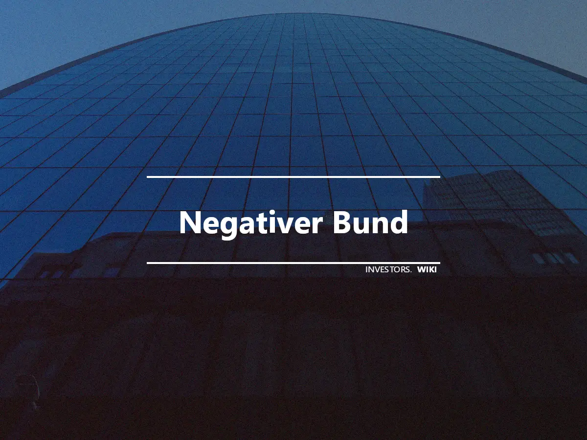 Negativer Bund