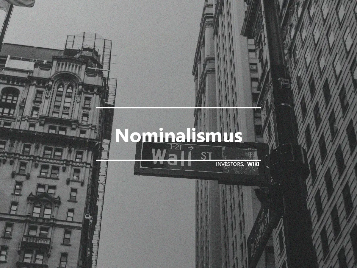 Nominalismus