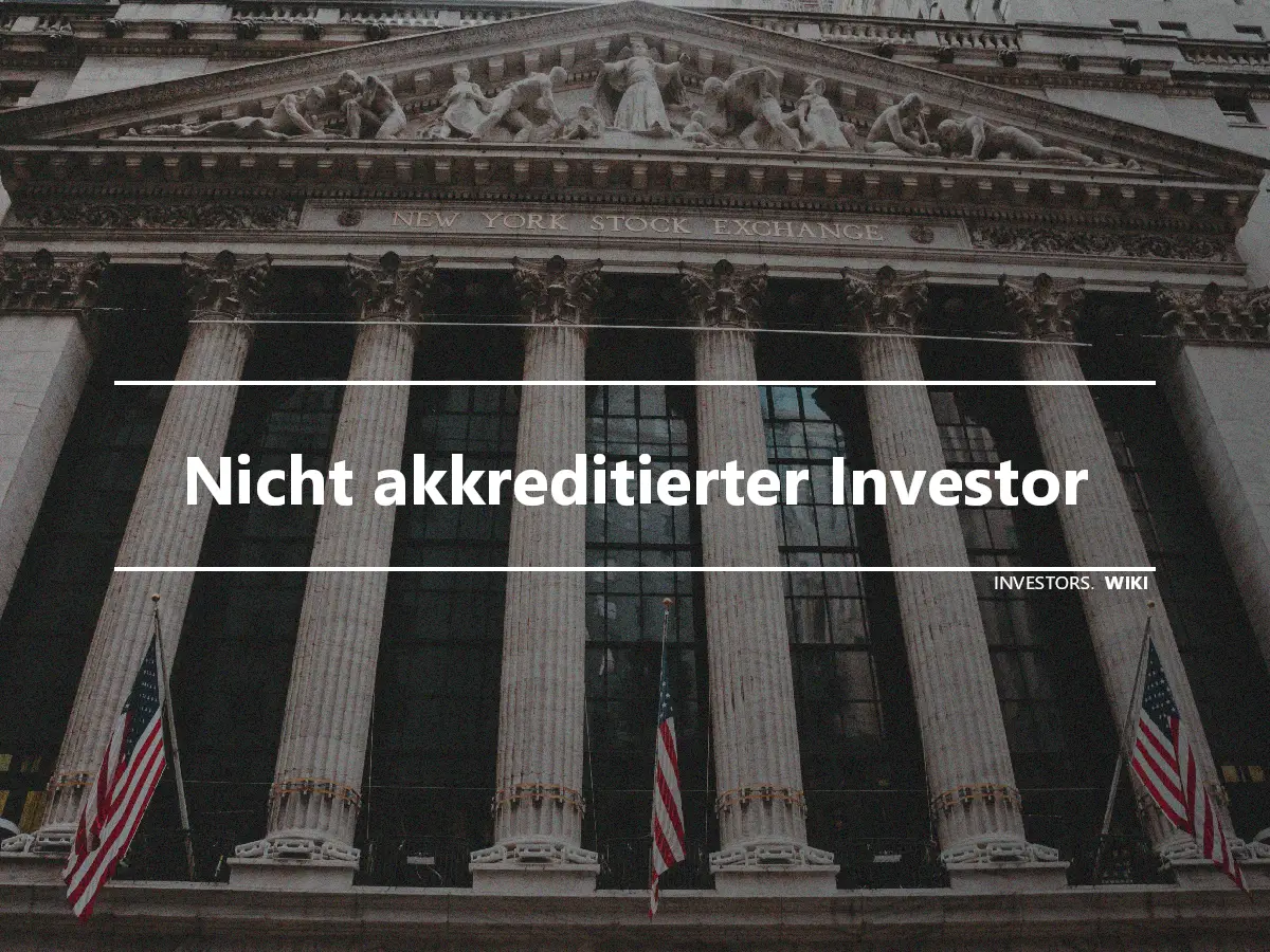 Nicht akkreditierter Investor