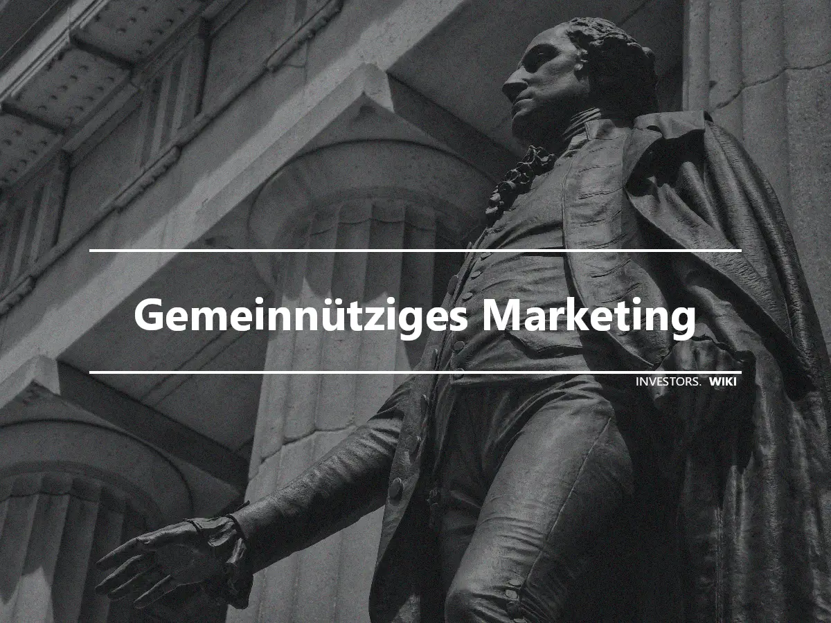 Gemeinnütziges Marketing