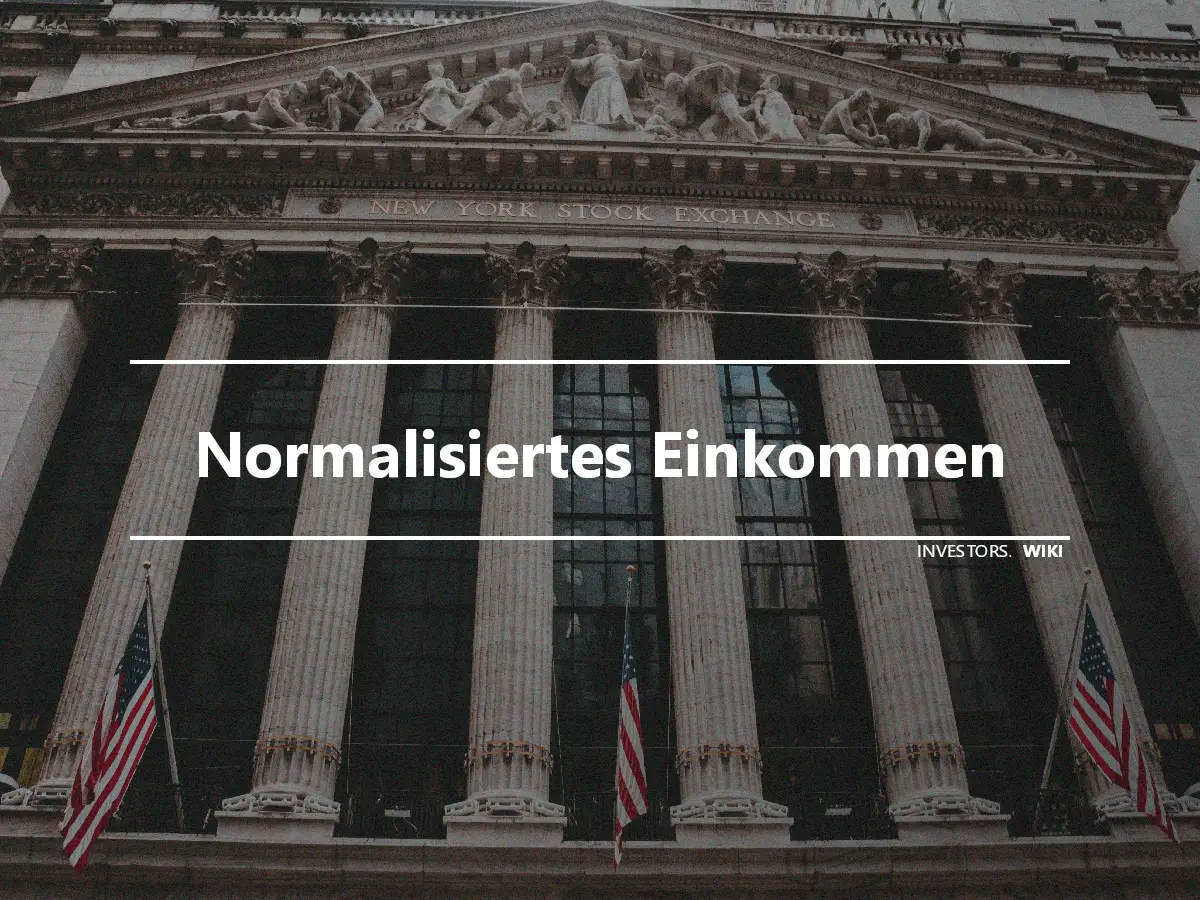 Normalisiertes Einkommen