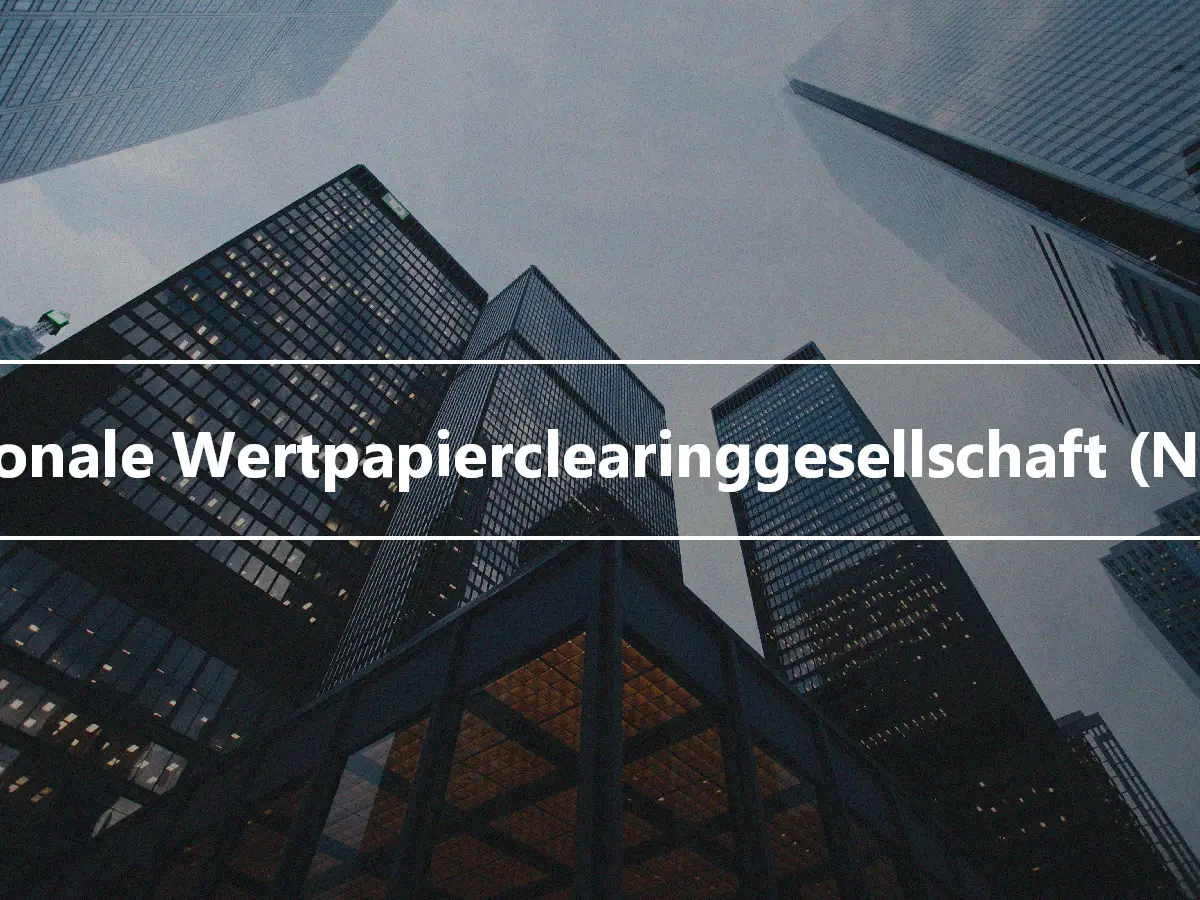 Nationale Wertpapierclearinggesellschaft (NSCC)