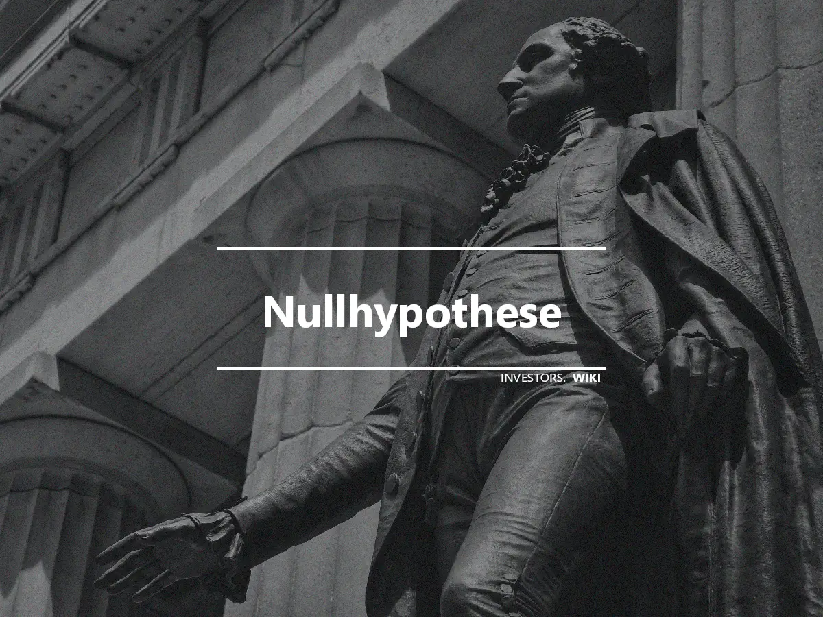 Nullhypothese