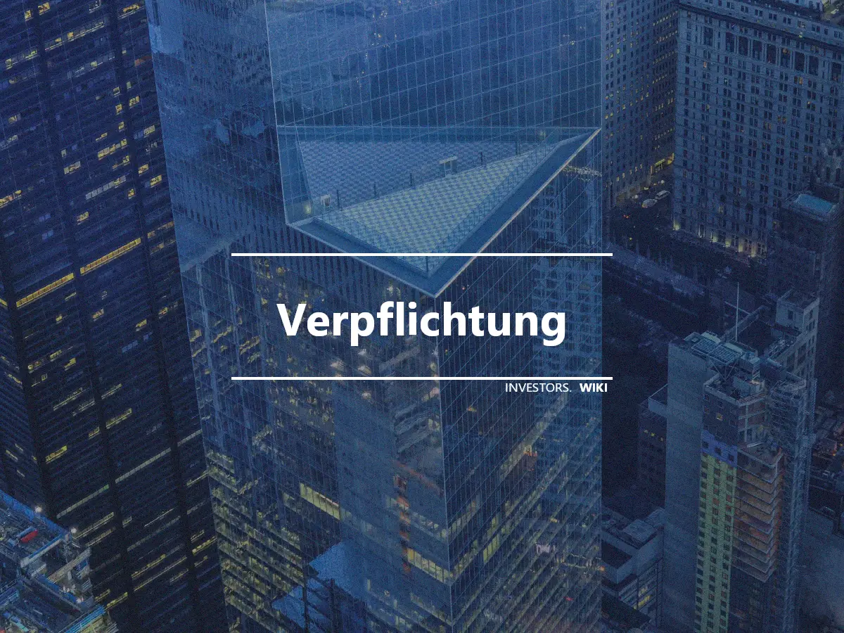 Verpflichtung